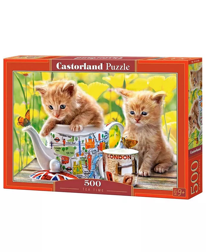 Castorland Tea Time Jigsaw Puzzle Set， 500 Piece - Mycitystee