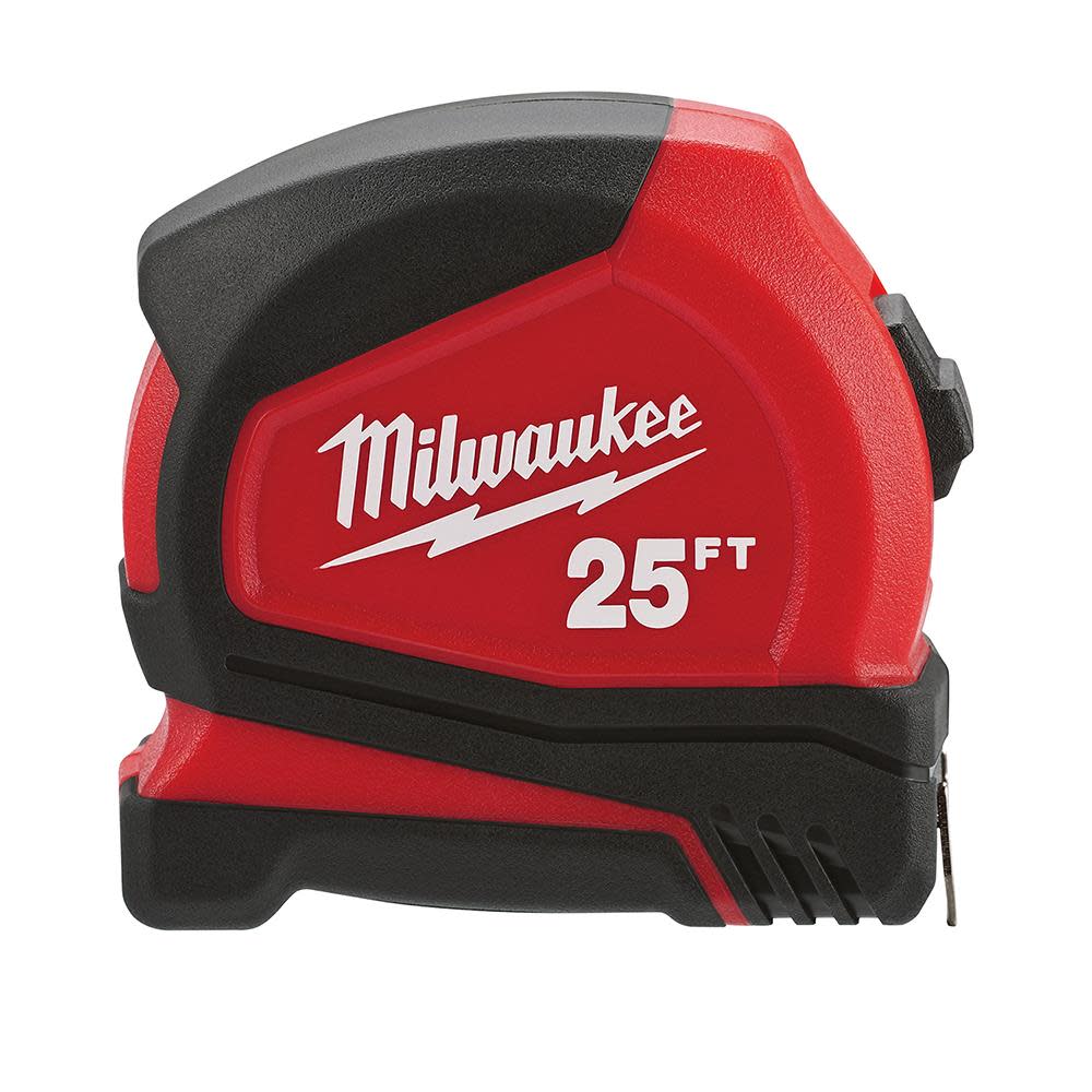 Milwaukee 25 ft. Compact Tape Measure 48-22-6625 from Milwaukee - Mycitystee