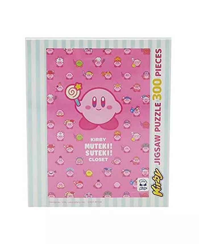 Bandai Ensky Kirby Muteki Suteki Closet 300 Piece Jigsaw Puzzle - Mycitystee