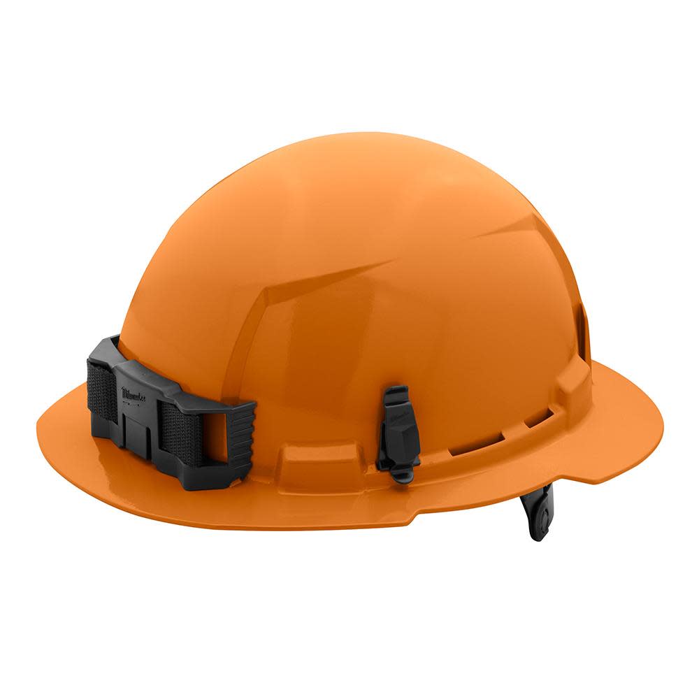 Milwaukee Orange Full Brim Hard Hat with 6pt Ratcheting Suspension Type 1 Class E 48-73-1133 from Milwaukee - Mycitystee