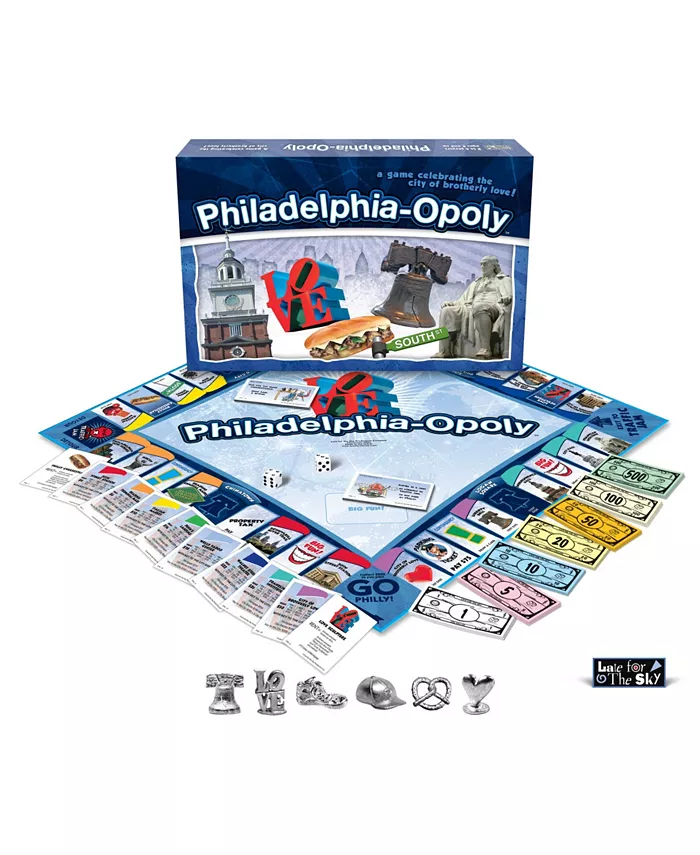Late for the Sky Philadelphia-Opoly Board Game - Mycitystee