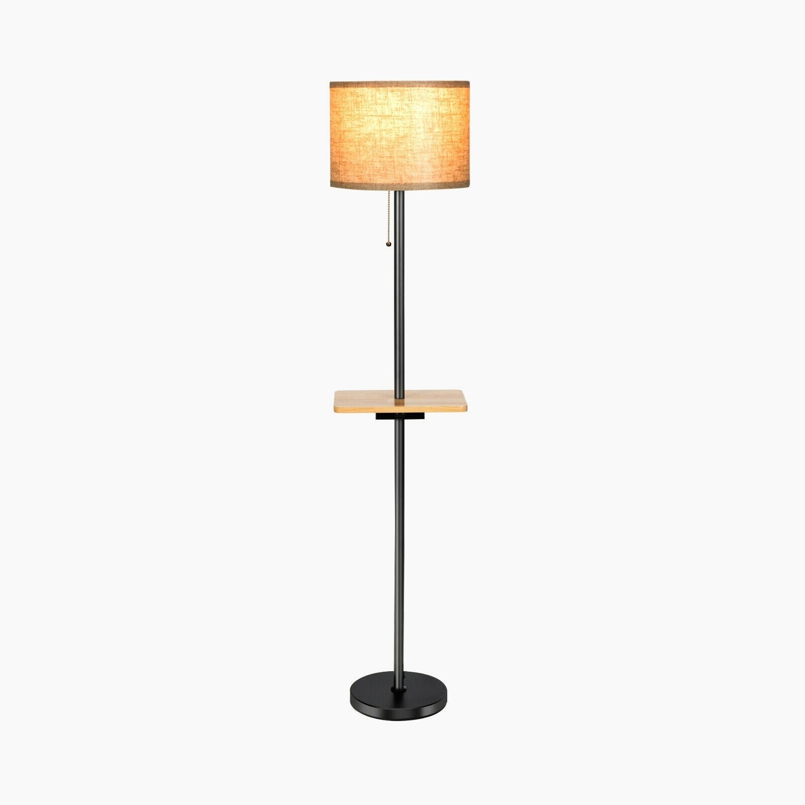 Modern Floor Lamp with Tray Table - 12.5