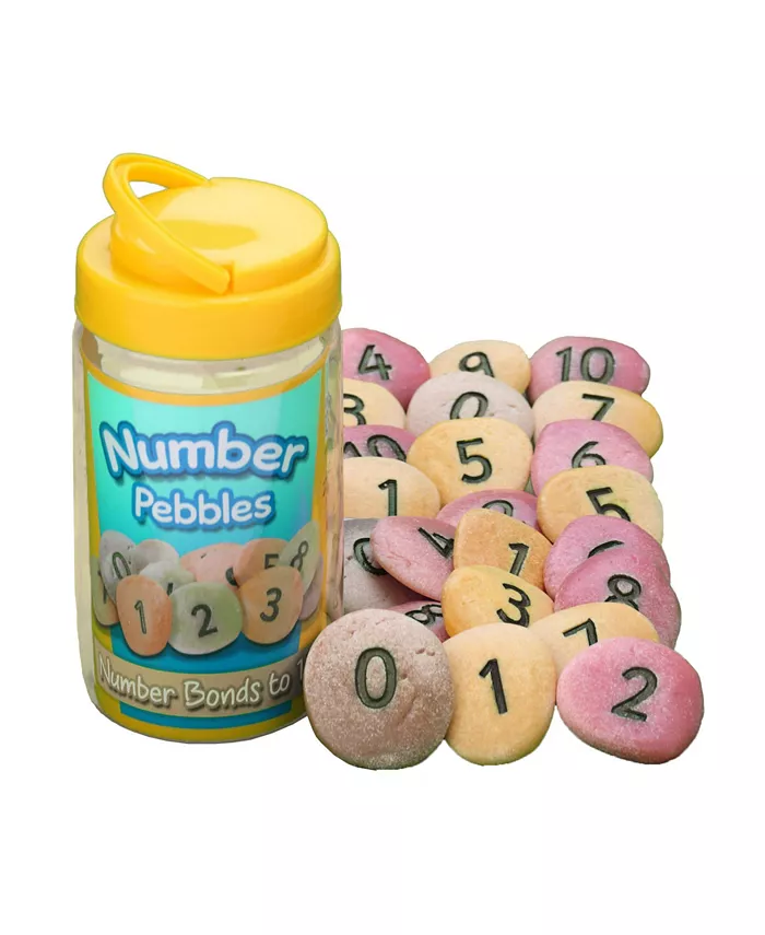 Yellow Door Number Pebbles， Set of 22 - Mycitystee
