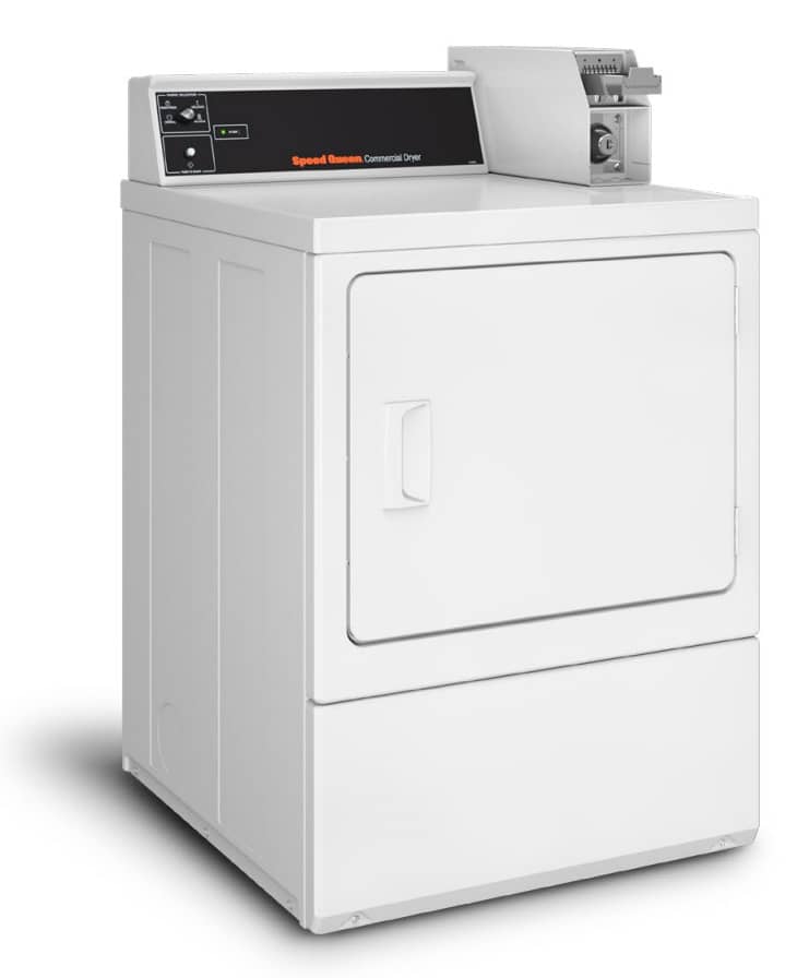Speed Queen 7 Cu. Ft. White Rear Control Single Electric Dryer - Mycitystee