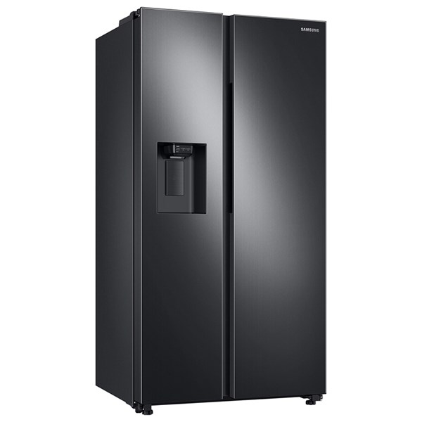 22 cu ft Side-by-Side Black Stainless Steel Refrigerator - Mycitystee
