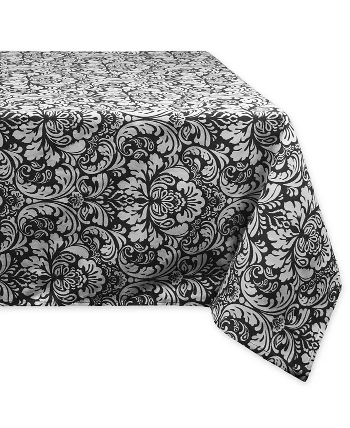 Design Imports Damask Tablecloth 60