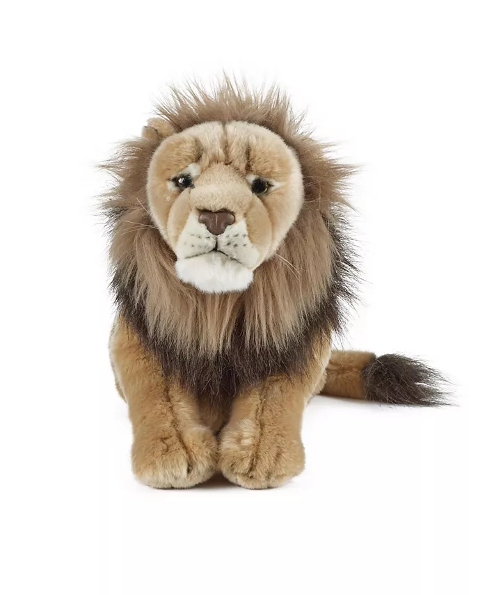 Living Nature Male Lion Large Stuffed Toy - Mycitystee