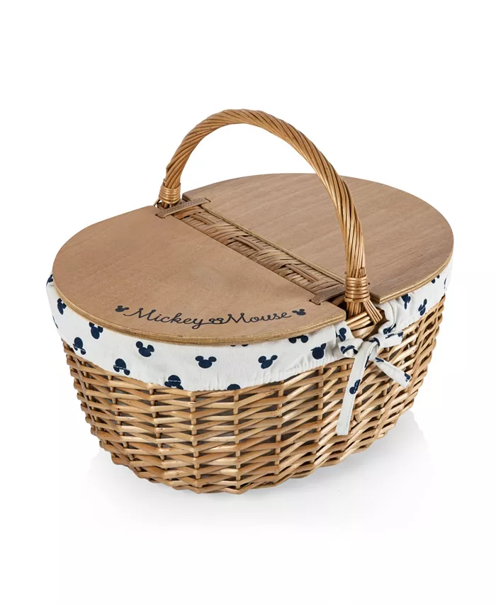 Picnic Time Disney Mickey Silhouette Country Basket - Mycitystee
