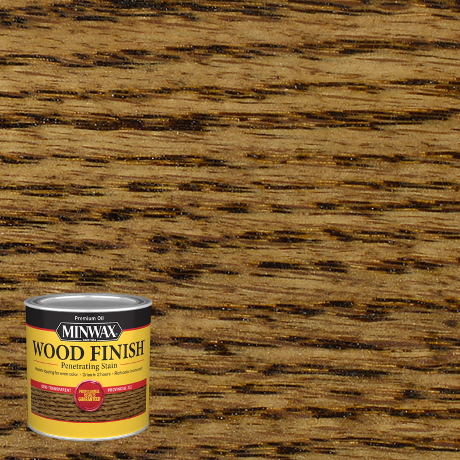 Minwax Wood Finish Semi-Transparent Provincial Oil-Based Penetrating Wood Stain 0.5 pt - Mycitystee