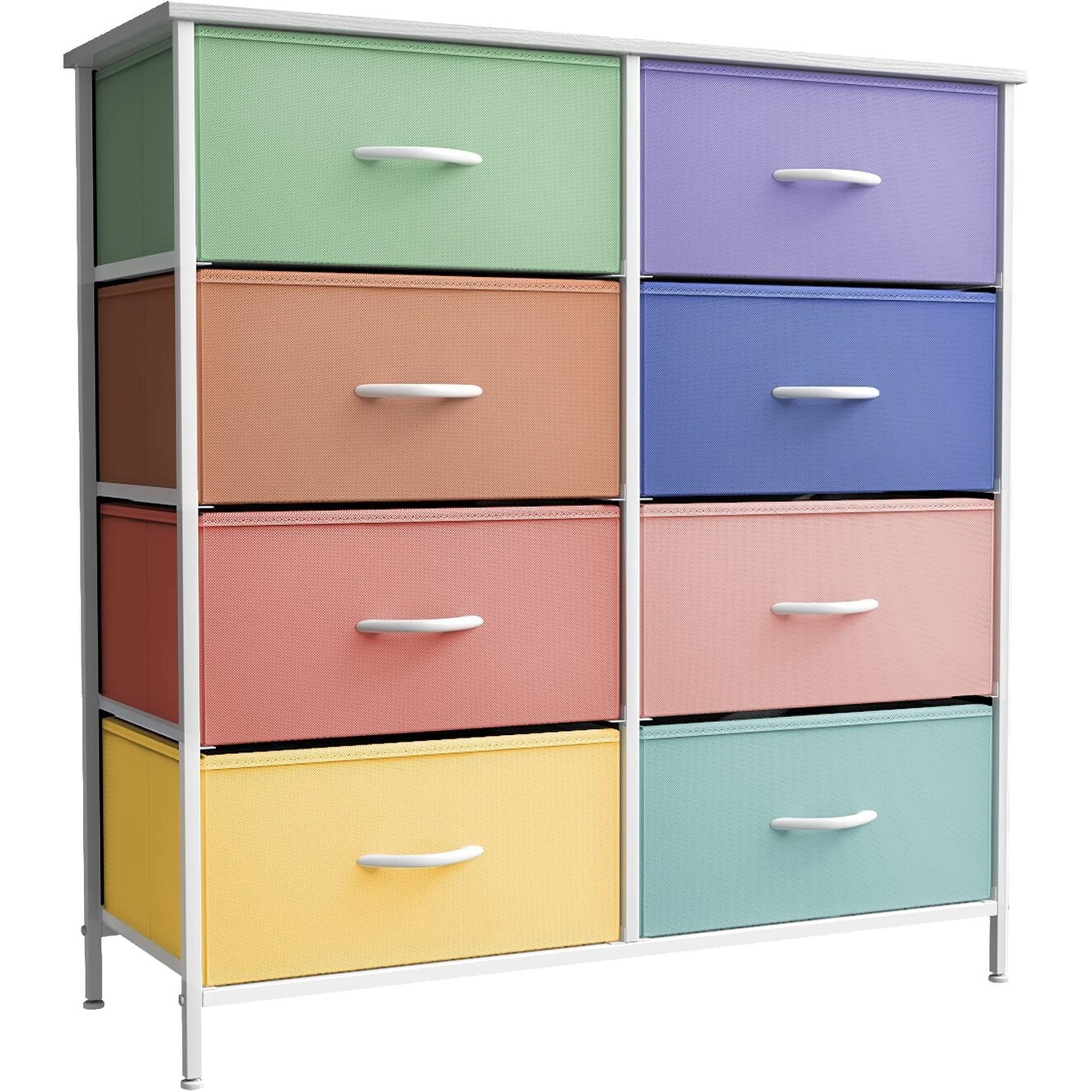 Dressers for Bedroom with 8 Drawers， Chest of Drawers for Bedroom - - 36799996 - Mycitystee