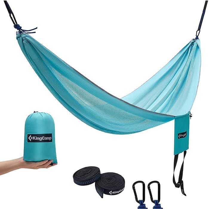 KingCamp Single Camping Mesh Hammocks-BRoadout - Mycitystee