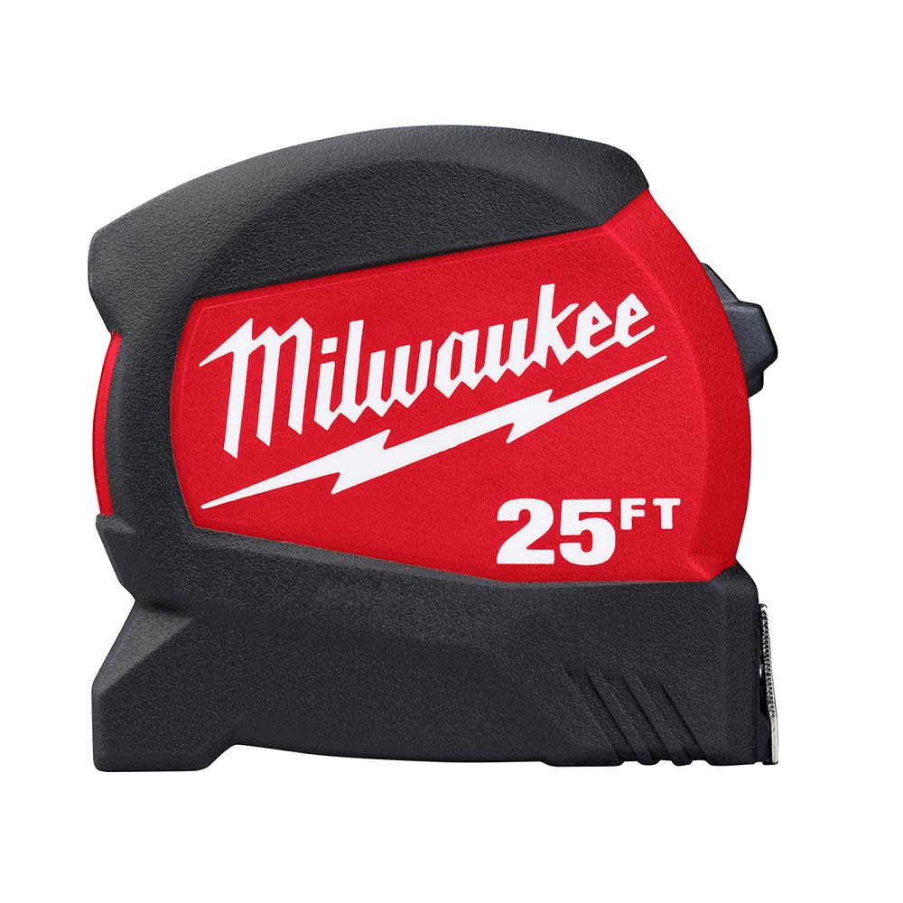 Milwaukee 25' Compact Wide Blade Tape Measure 2-Pack 48-22-0425G from Milwaukee - Mycitystee