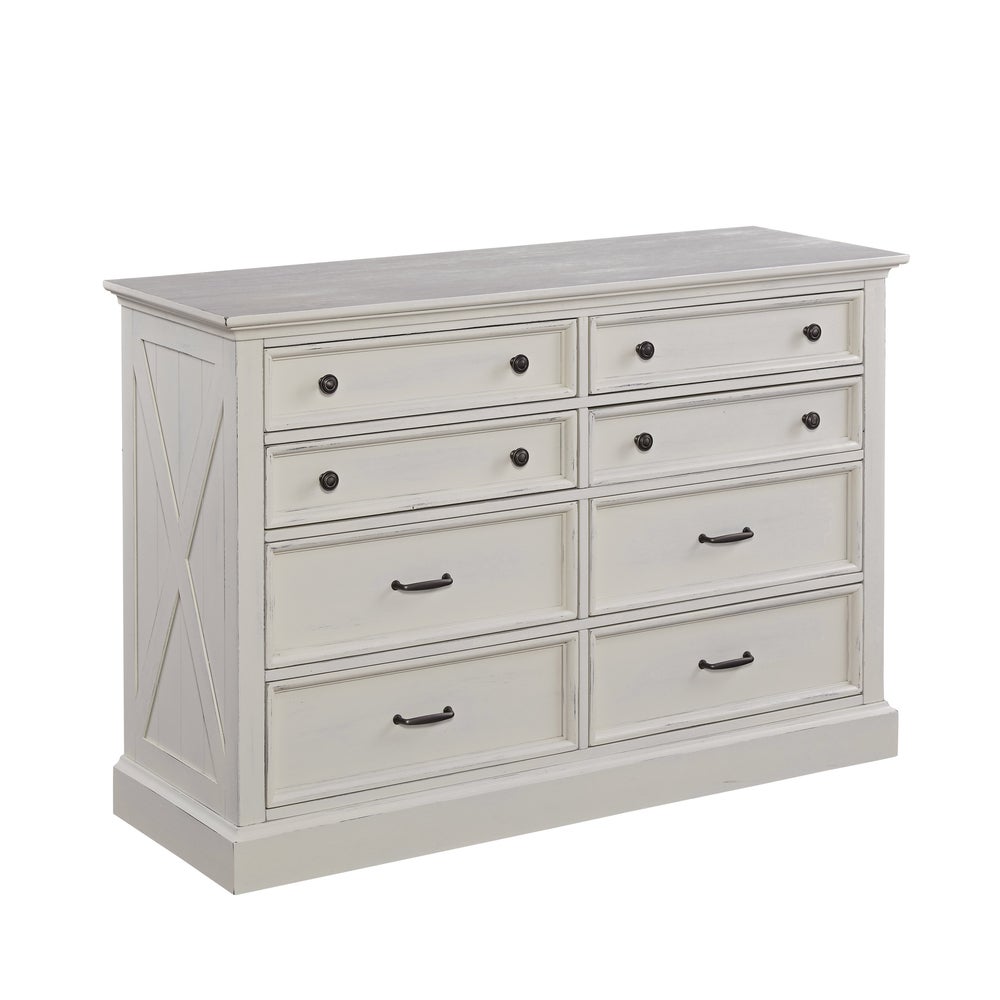 Homestyles Seaside Lodge Off-White Dresser with 8 Drawers - - 21895294 - Mycitystee