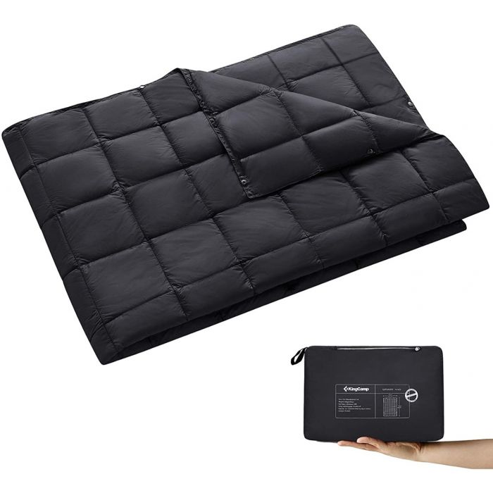KingCamp Blanket Multipurpose 305g Packable Lightweight Down Alternative Waterproof Warm Sleeping Bag - Mycitystee