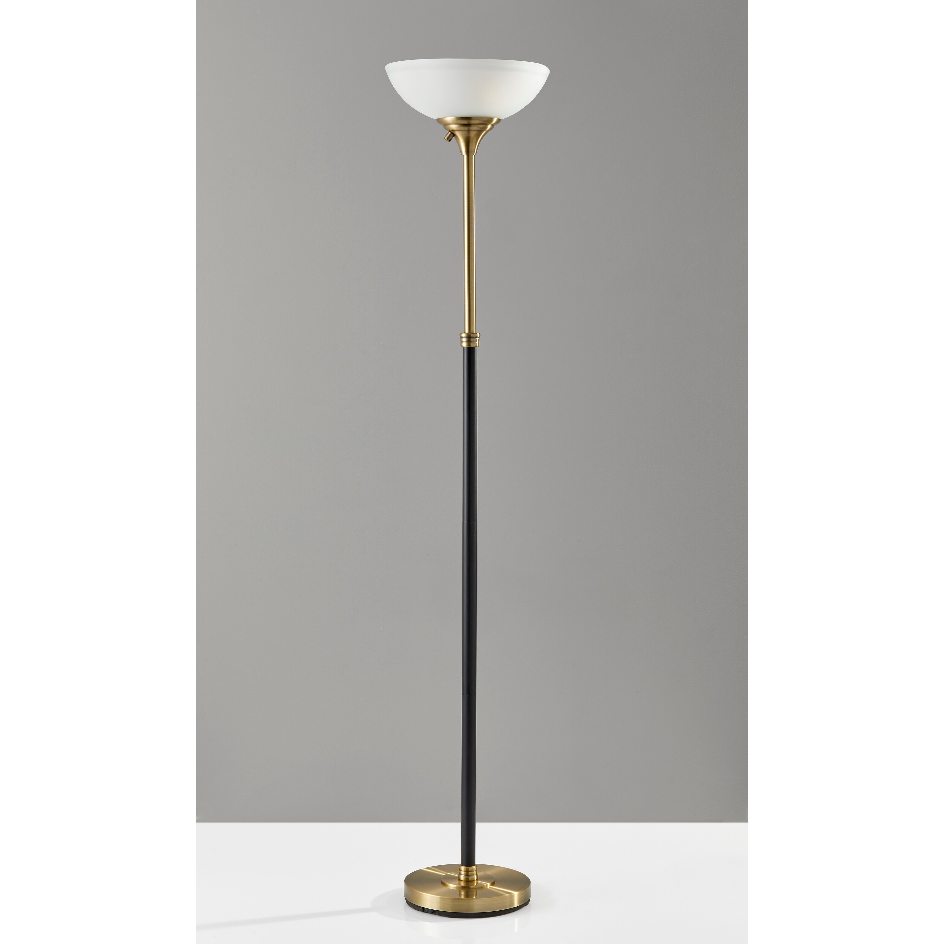 Carson Carrington Ylen Antique Brass 300-watt Torchiere - Mycitystee