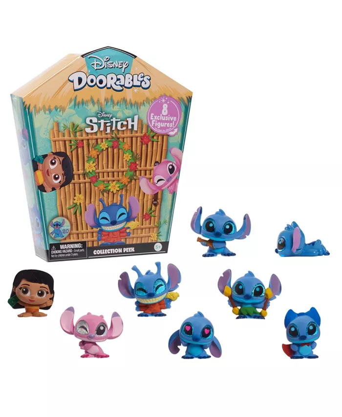 Disney Doorables Stitch Collector Set， 8 Piece - Mycitystee