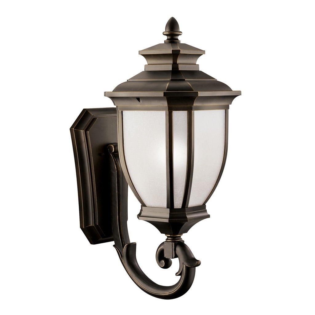 Kichler Lighting Salisbury Collection 1-light Rubbed Bronze Outdoor Wall Lantern Shopping - The Best Deals on Outdoor Wall Lanterns | 21454920 - Mycitystee