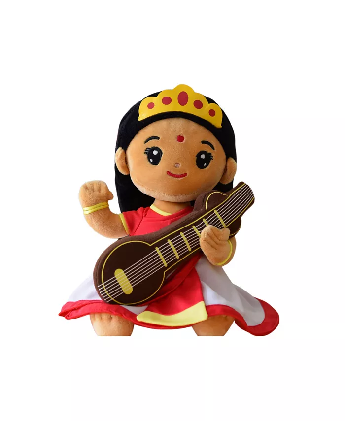 Modi Toys Saraswati Devi Medium Plush Toy - Mycitystee