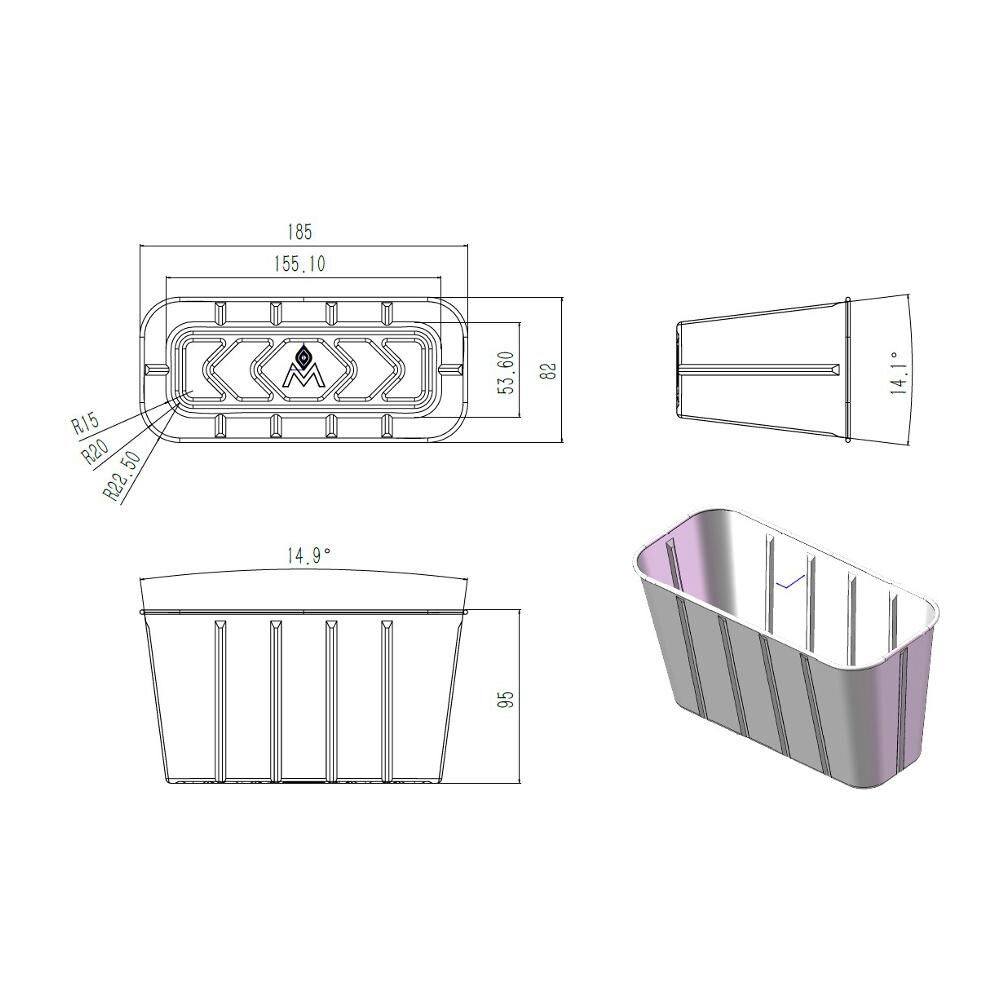 Magma Disposable Grease Tray Liners for Crossover Fireboxes - Mycitystee
