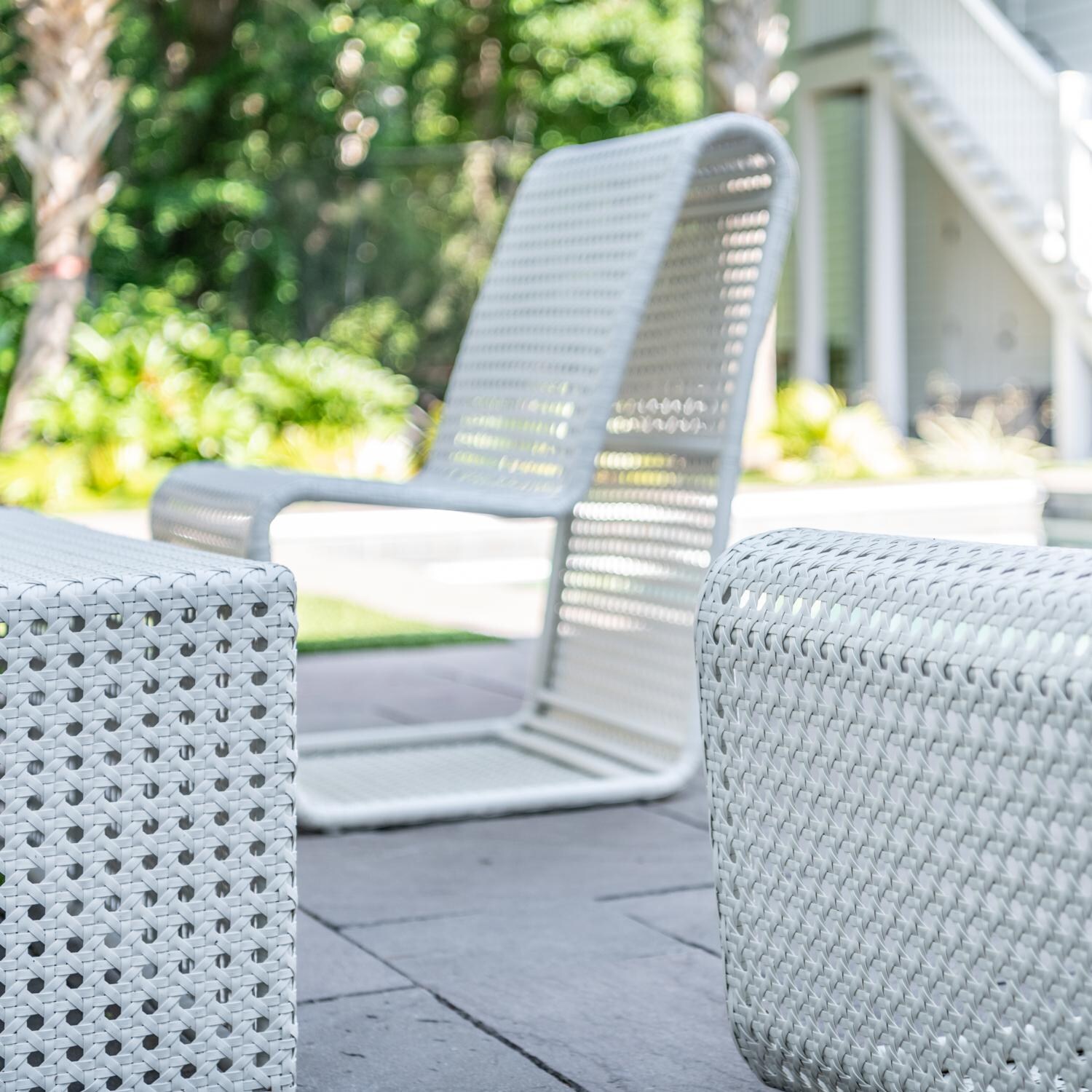 Signature Willow Bay Wicker Patio Armless Club Chair - Mycitystee