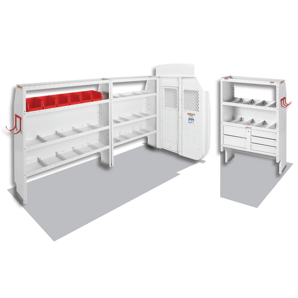General / Contractor Package for High Roof, 148 Inch Wheel Base Ford Transit Vans - Mycitystee