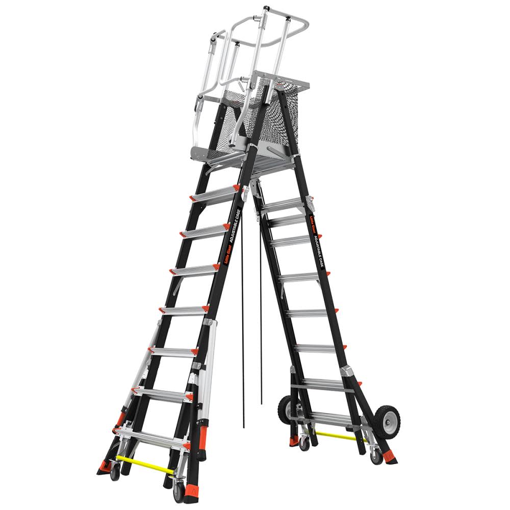 Cage Model 8 Ft. to 14 Ft. IAA FG w/ All Terrain Wheels and Wheel Lift - Mycitystee