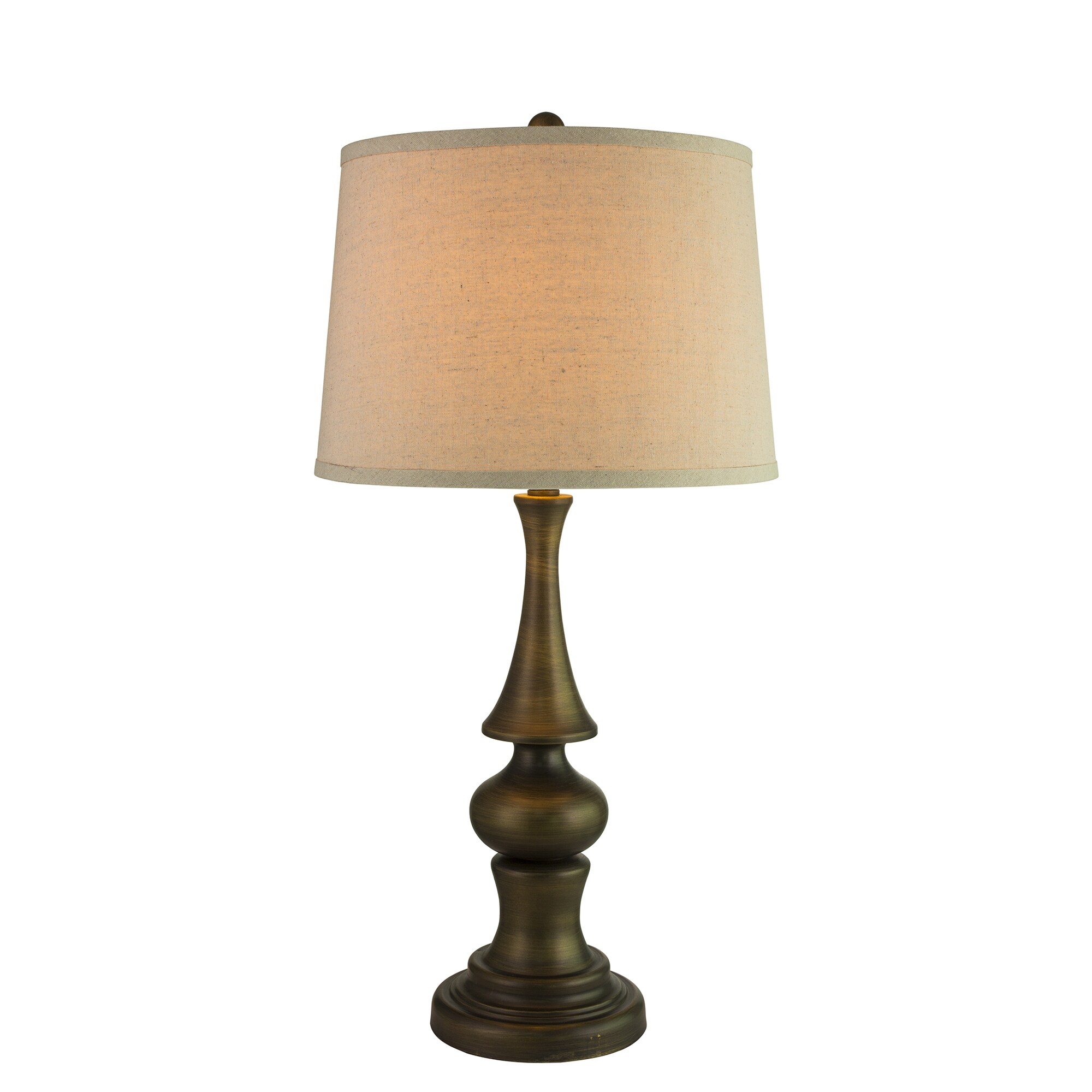 Fangio Lightings #1431AB 30-inch Metal Table Lamp In Antique Bronze - Mycitystee