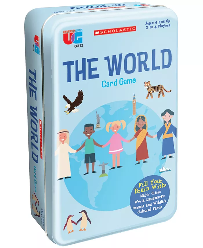 Areyougame University Games Scholastic the World Card Game - Mycitystee