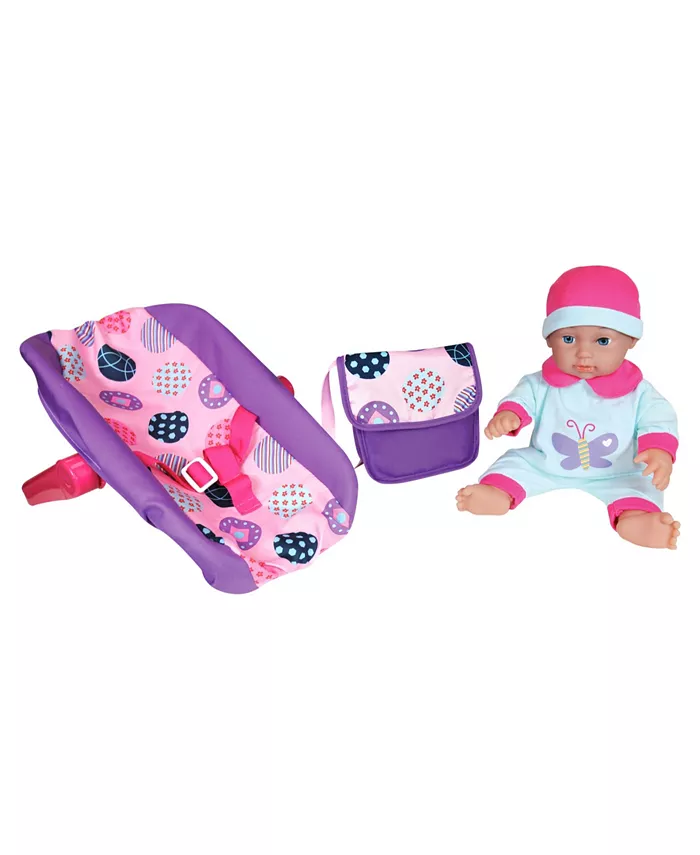 Lissi Dolls Baby Doll Travel Play Set， 3 Piece - Mycitystee