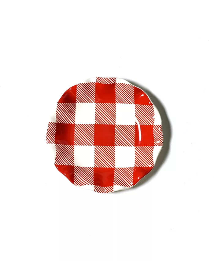 Coton Colors Buffalo Ruffle Salad Plate - Mycitystee