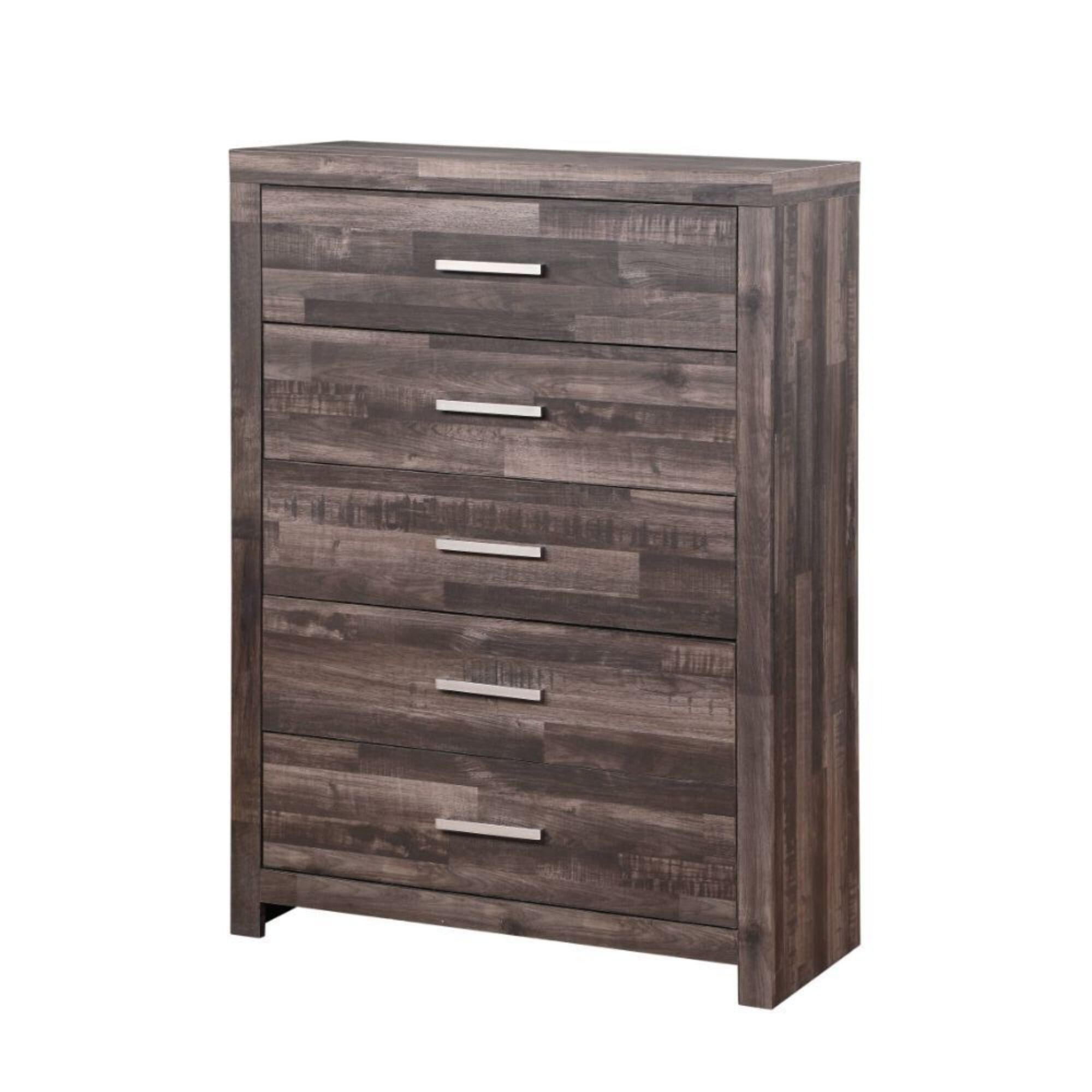 Wood 5 Tier Drawers Chest - - 35374235 - Mycitystee