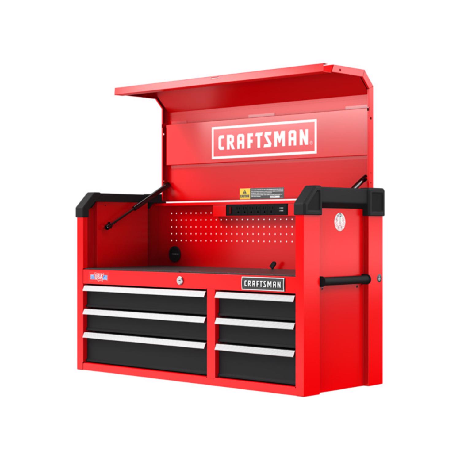 Craftsman S2000 40.5 in. 6 drawer Steel Tool Chest 24.5 in. H X 16 in. D - Mycitystee