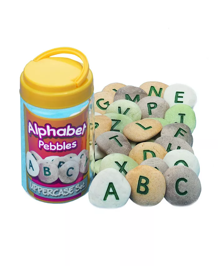 Yellow Door Uppercase Alphabet Pebbles， Set of 26 - Mycitystee