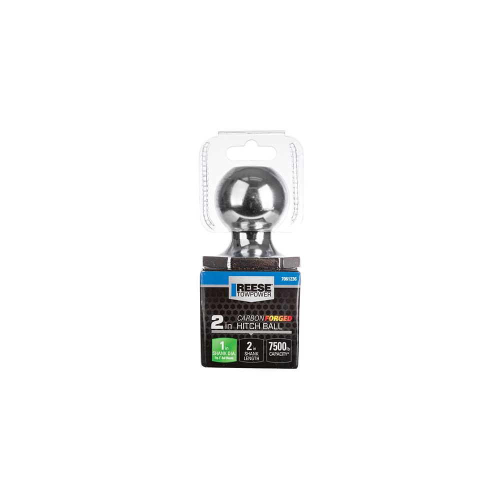 Reese 2 7500 lbs Carbon Forged Trailer Hitch Ball - Mycitystee