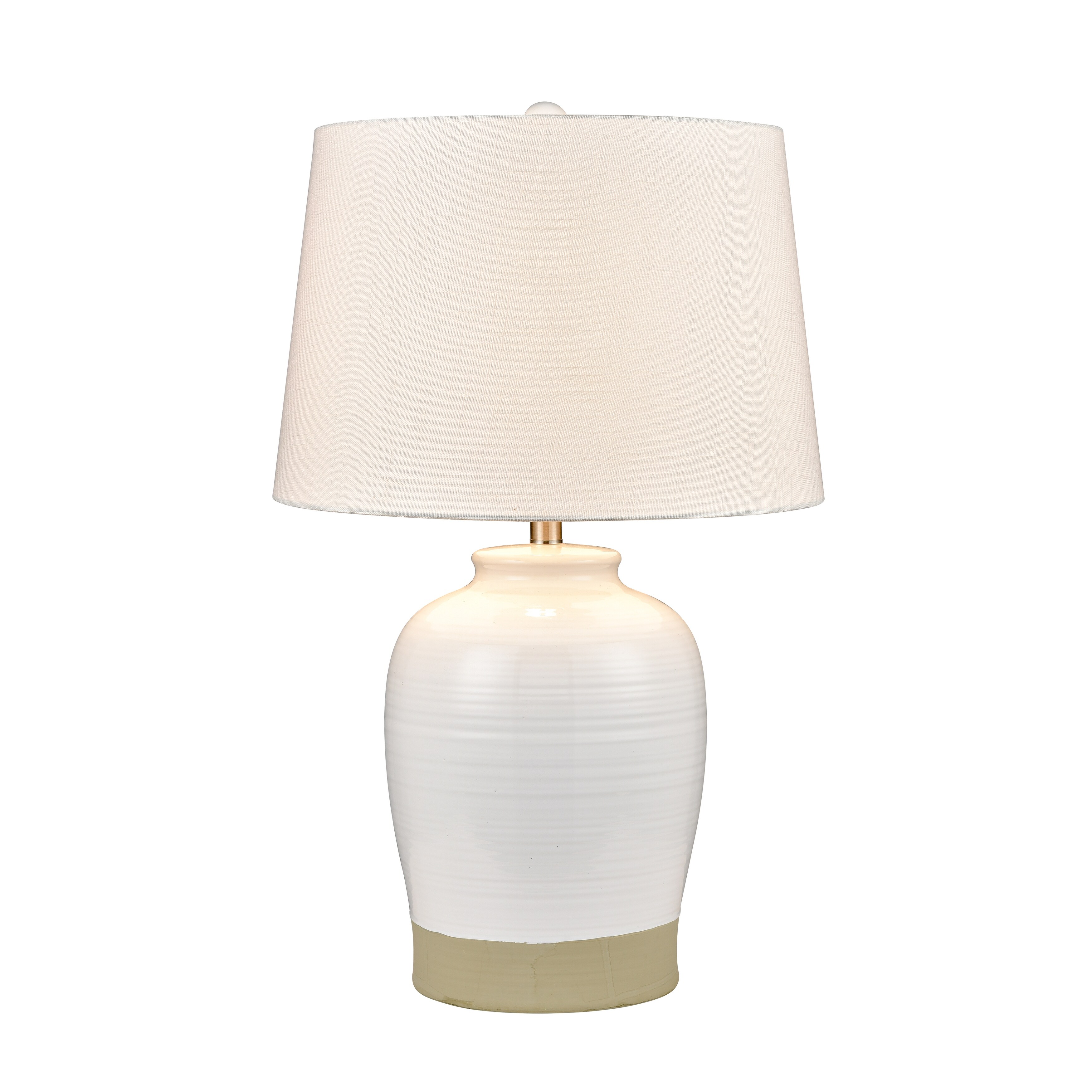 Peli 28'' High 1-Light Table Lamp - White - Mycitystee