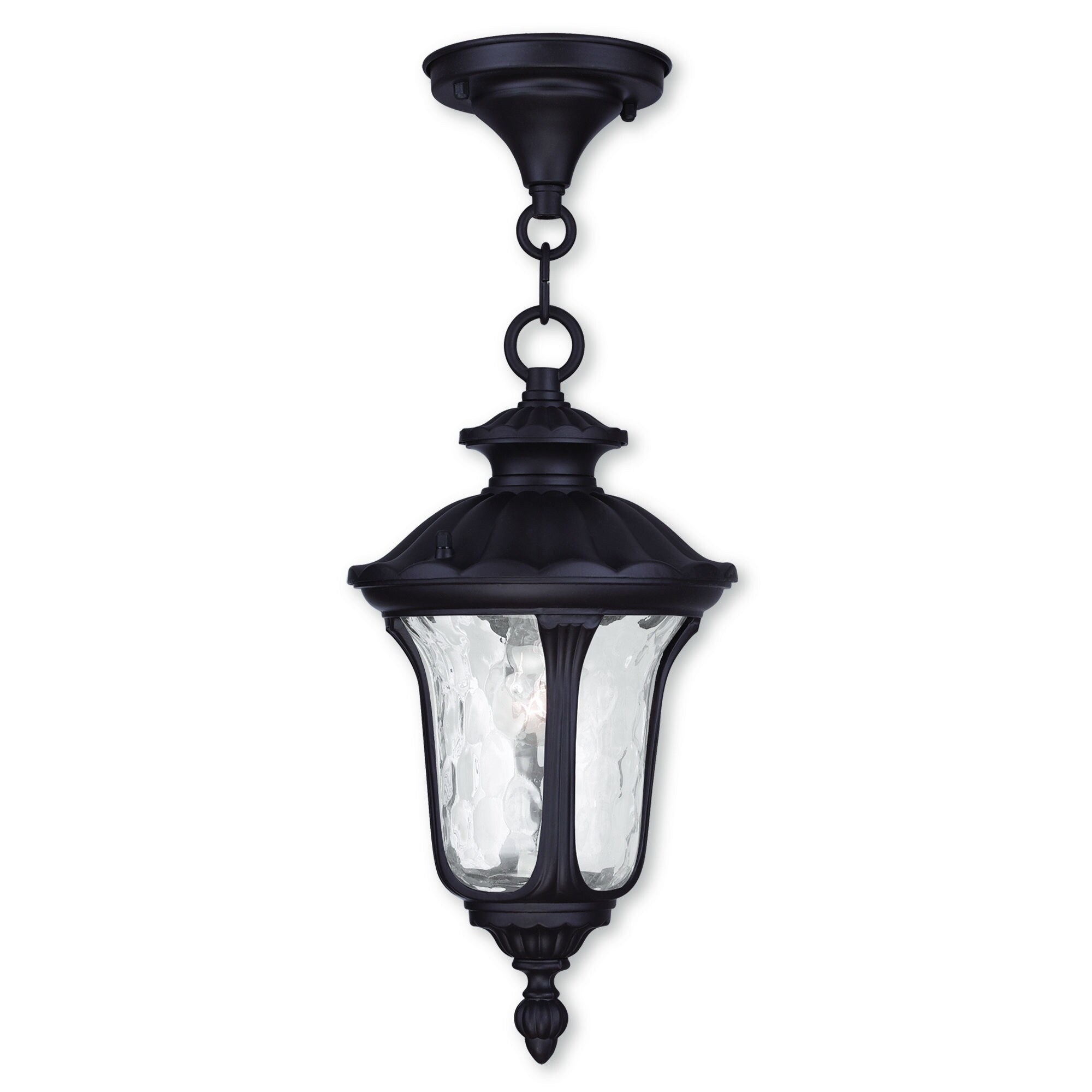 Livex Lighting Oxford Bronze Aluminum One-light Outdoor Chain Lantern - Mycitystee