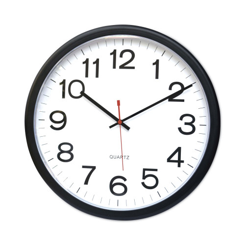 Universal Indoor/Outdoor Round Wall Clock， 13.5