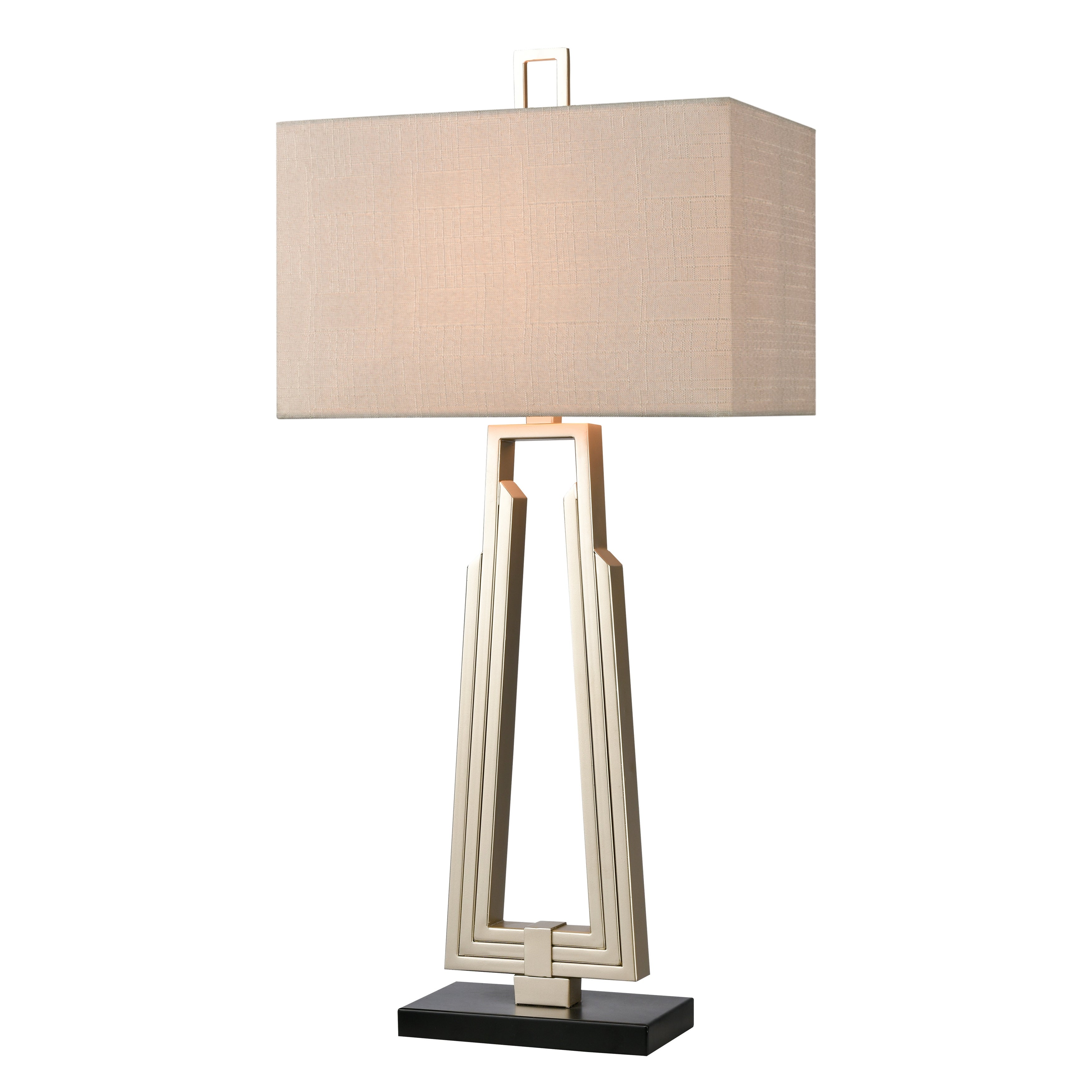 Stoddard Park 33'' High 1-Light Table Lamp - Champagne Silver - Mycitystee
