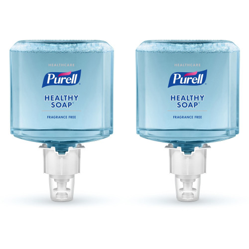 PURELL HEALTHY SOAP Gentle and Free Foam， For ES6 Dispensers， Fragrance-Free， 1，200 mL， 2/Carton (647202) - Mycitystee