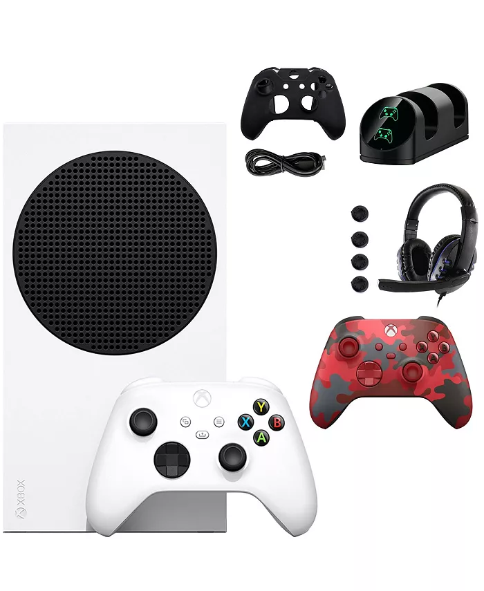 Xbox Series S Console with Extra Camo Controller Accessories Kit - Mycitystee