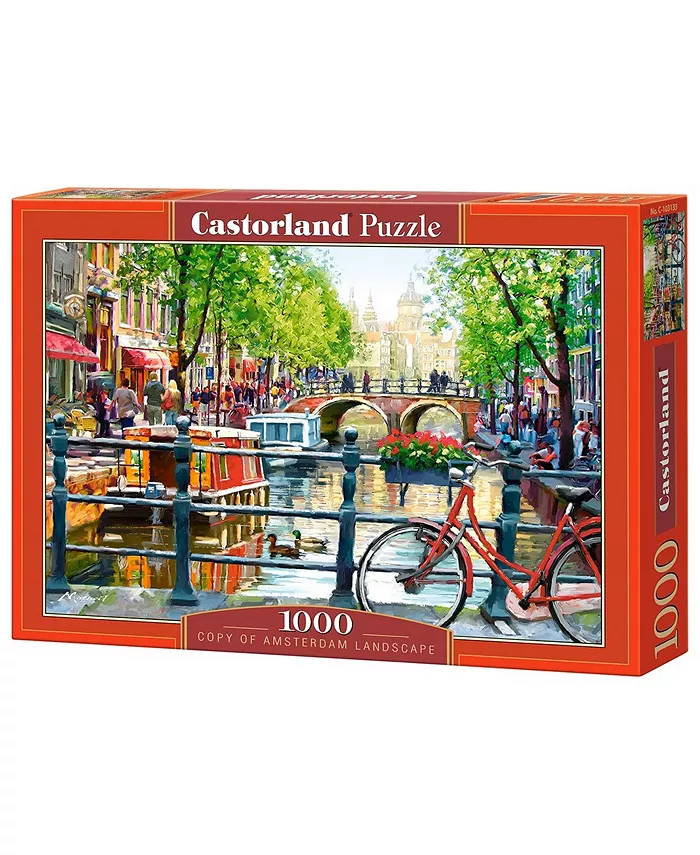 Castorland Amsterdam Landscape Jigsaw Puzzle Set， 1000 Piece - Mycitystee