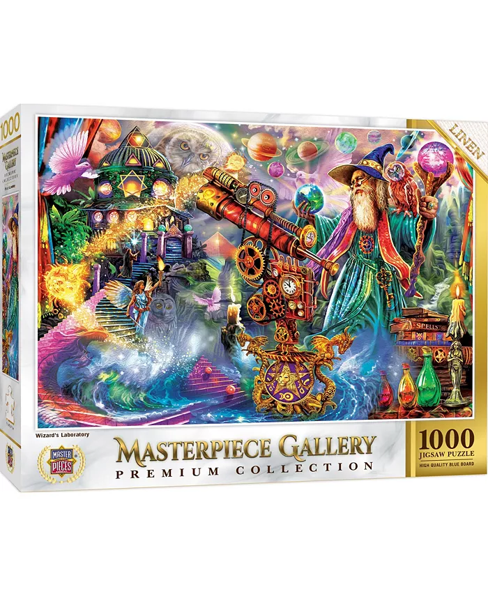 MasterPieces Puzzles MasterPiece Gallery - Wizard's Laboratory 1000 Piece Puzzle - Mycitystee
