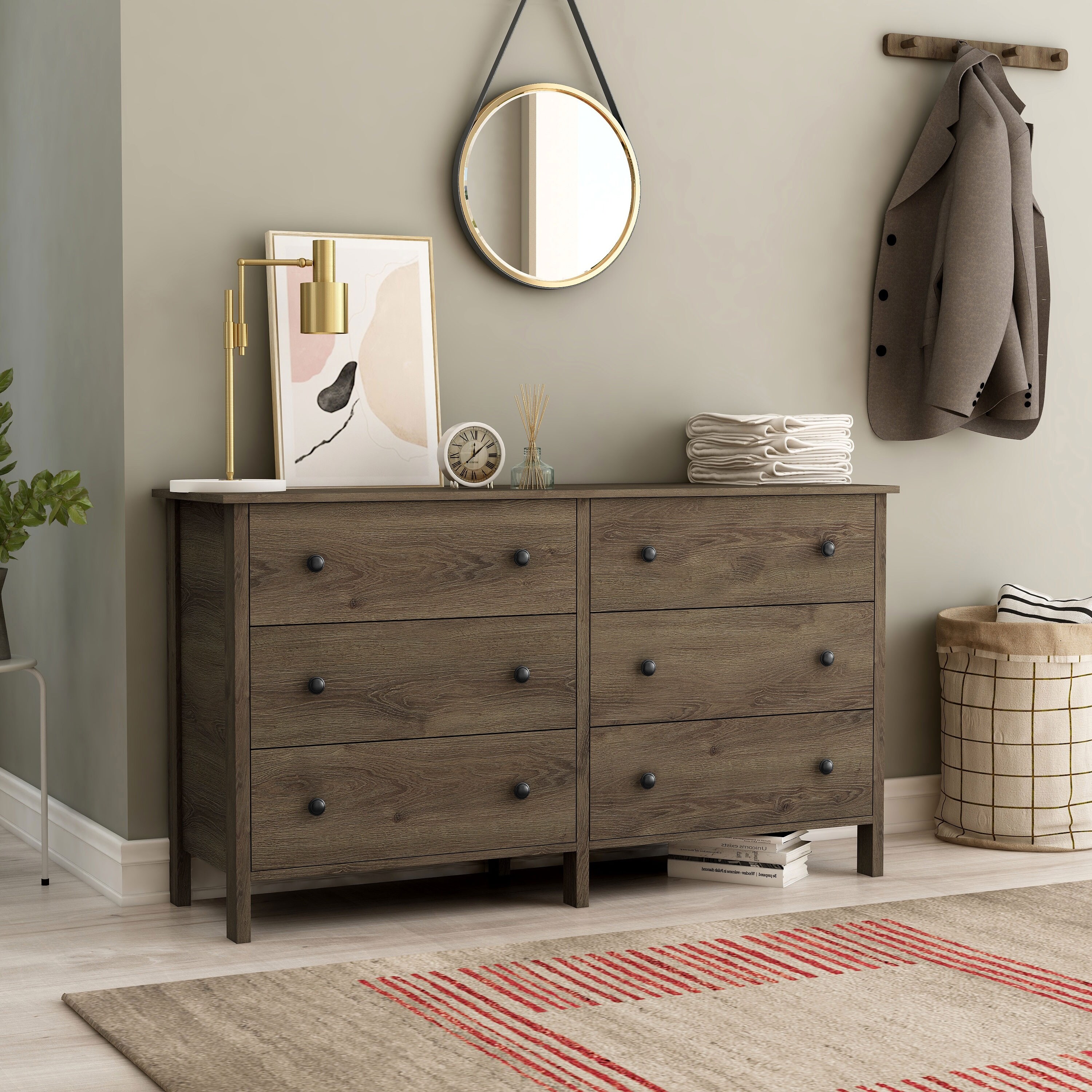 Carbon Loft Mulgrew Dresser Storage Walnut - - 27743095 - Mycitystee