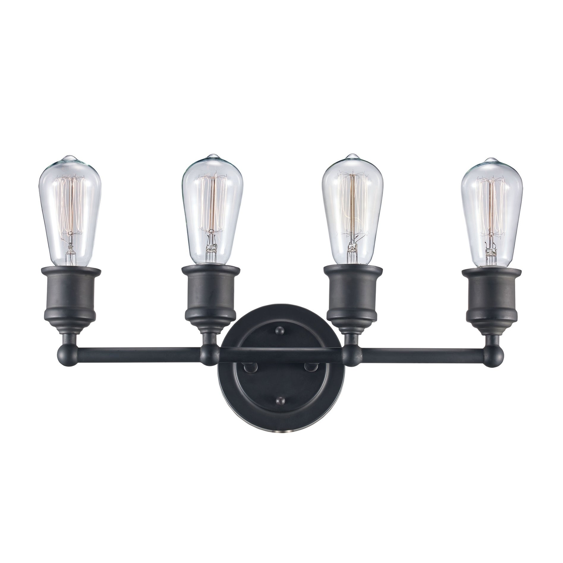 Underwood Rubbed Oil Bronze 4-light Vanity Bar - Mycitystee