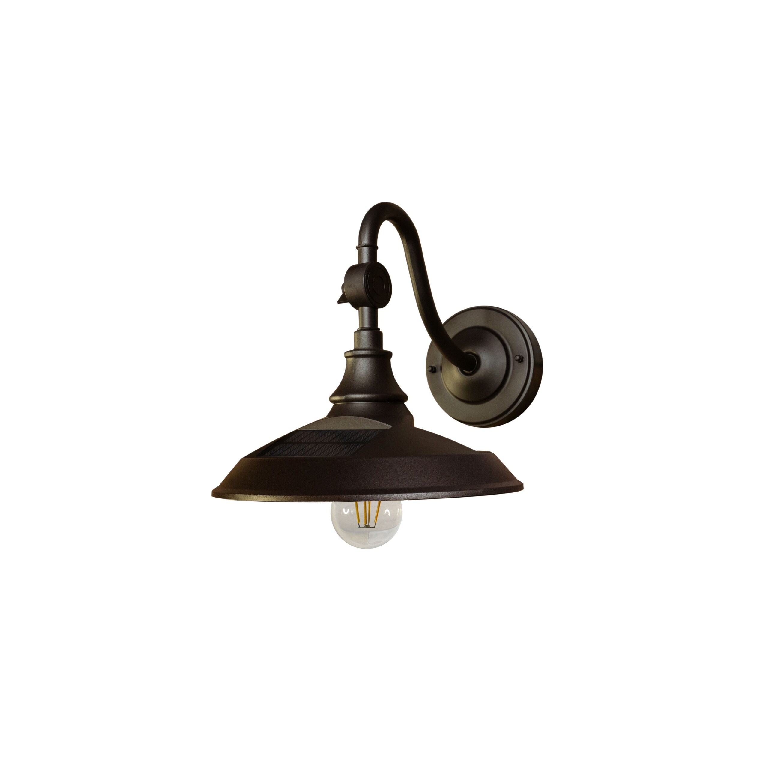 Classy Caps Dark Bronze Solar Barn Light - Dark Bronze Shopping - The Best Deals on Outdoor Barn Lights | 39957453 - Mycitystee