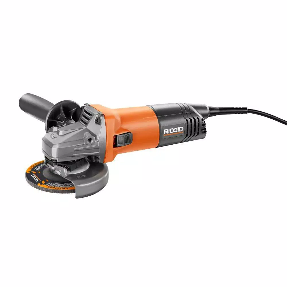 RIDGID 8 Amp Corded 4-1/2 in. Angle Grinder and#8211; XDC Depot - Mycitystee