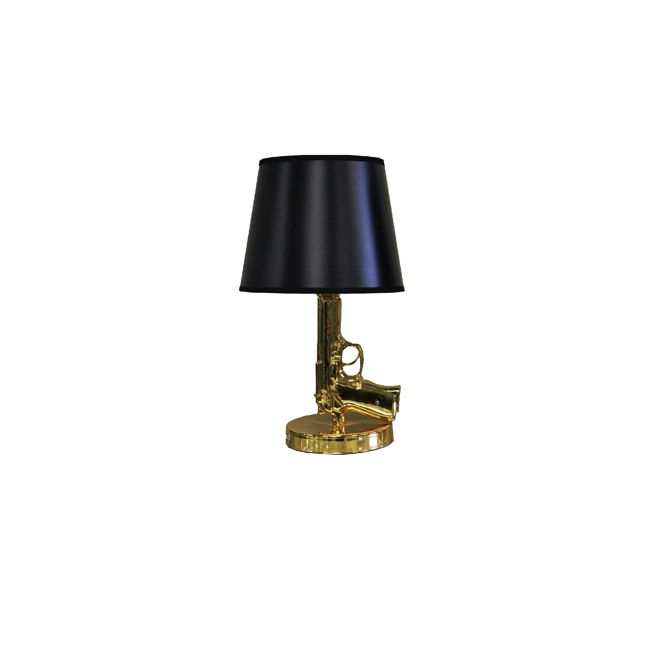 Gun table lamp， made of metal - Gold - Mycitystee