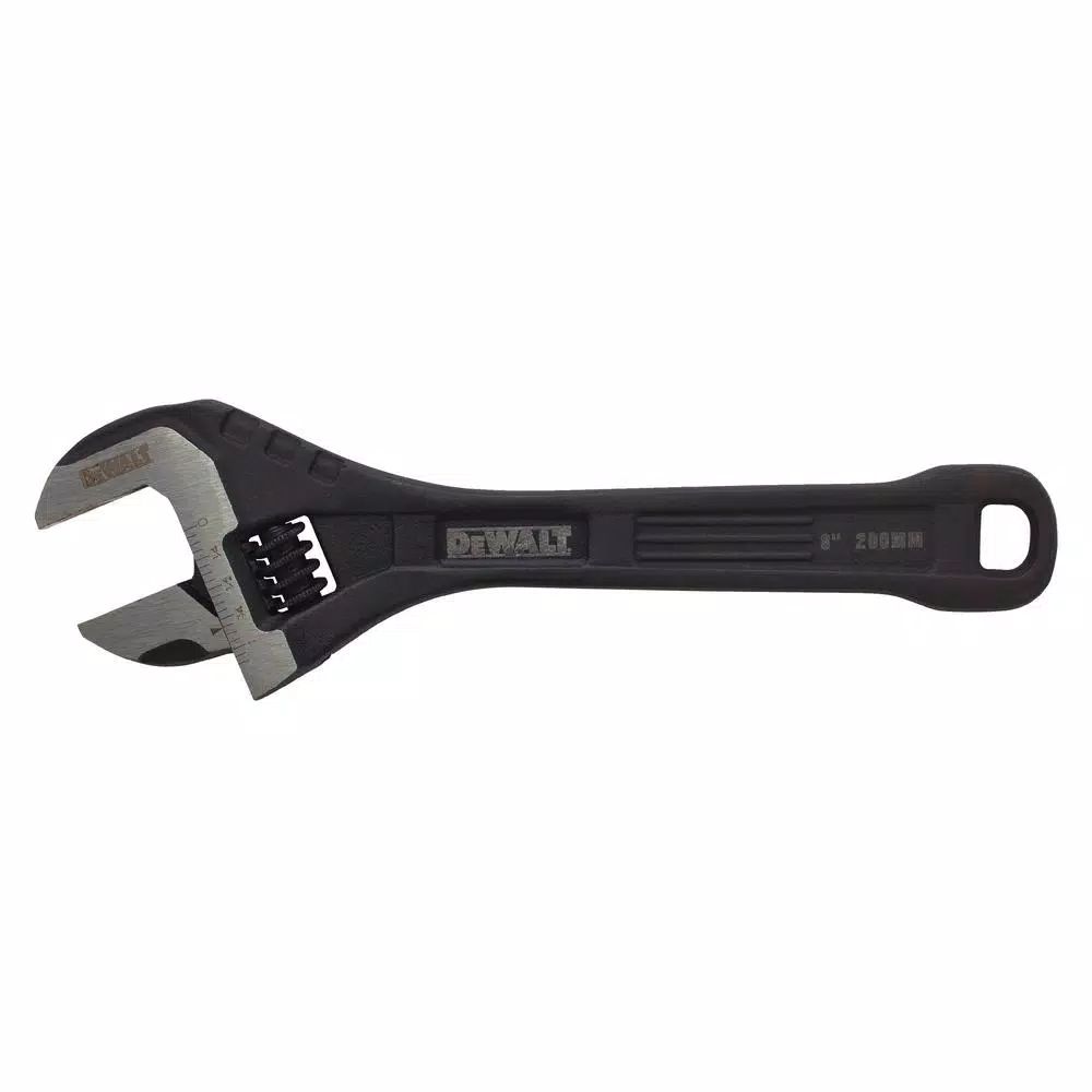 DEWALT 8 in. Steel Adjustable Wrench and#8211; XDC Depot - Mycitystee