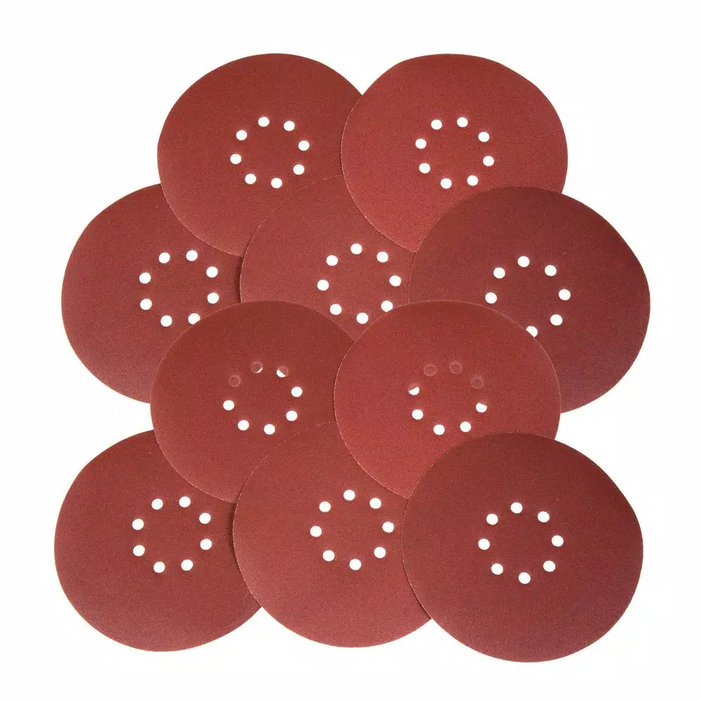 WEN 9 in. 180-Grit Drywall Sander Hook and Loop Sandpaper (10-Pack) and#8211; XDC Depot - Mycitystee
