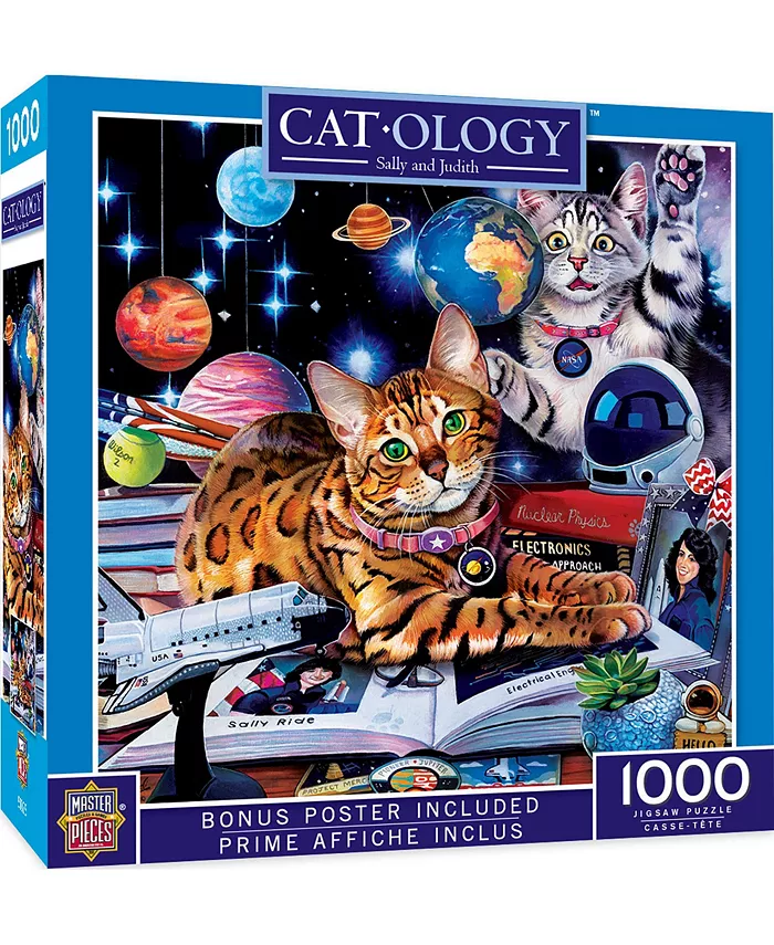 MasterPieces Puzzles Catology - Sally and Judith 1000 Piece Adult Jigsaw Puzzle - Mycitystee